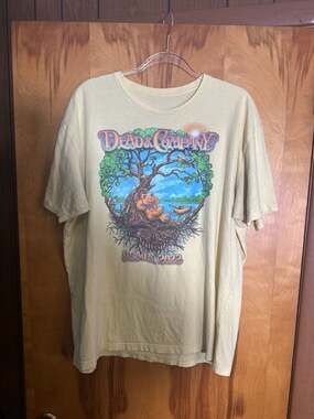 Dead & Company Summer 2022 Tour Graphic T-Shirt Yellow